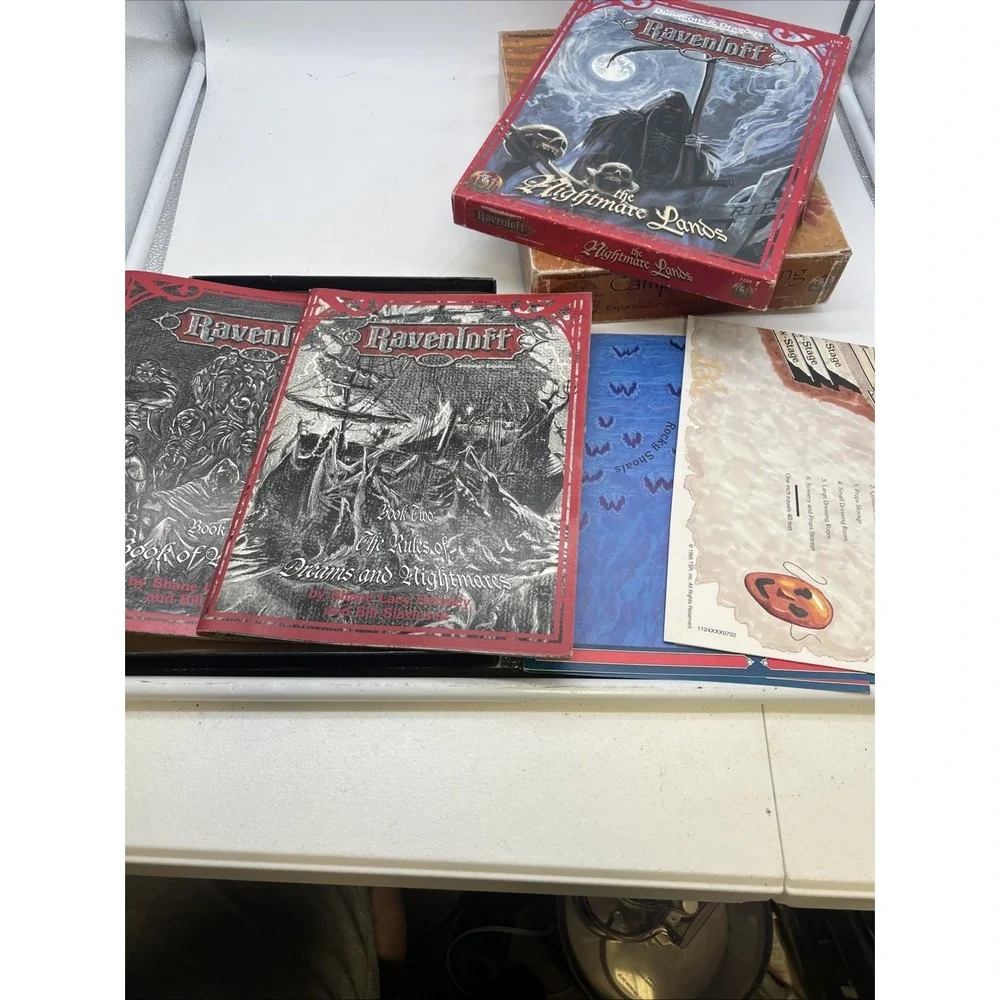 Lot Of Advanced‎ Dungeons & Dragons Book Games